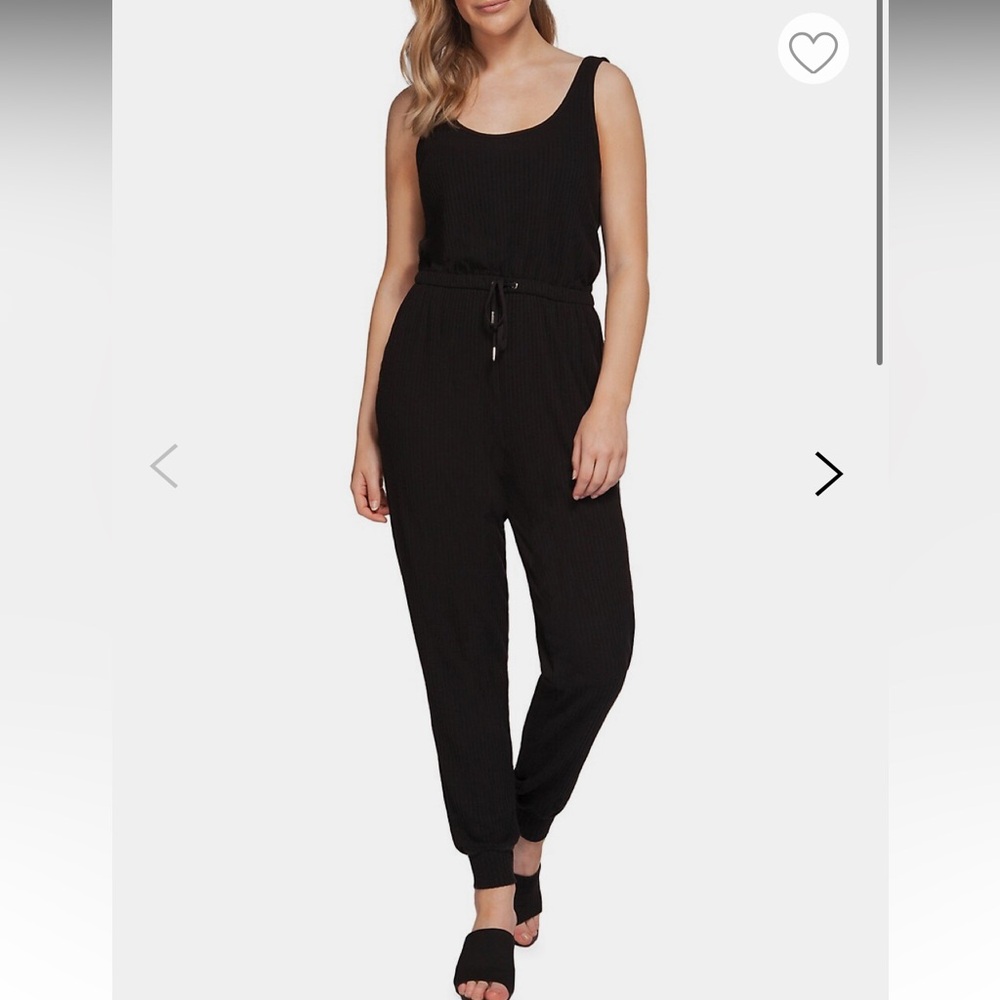 Dex Ribbed Sleeveless Jumpsuit